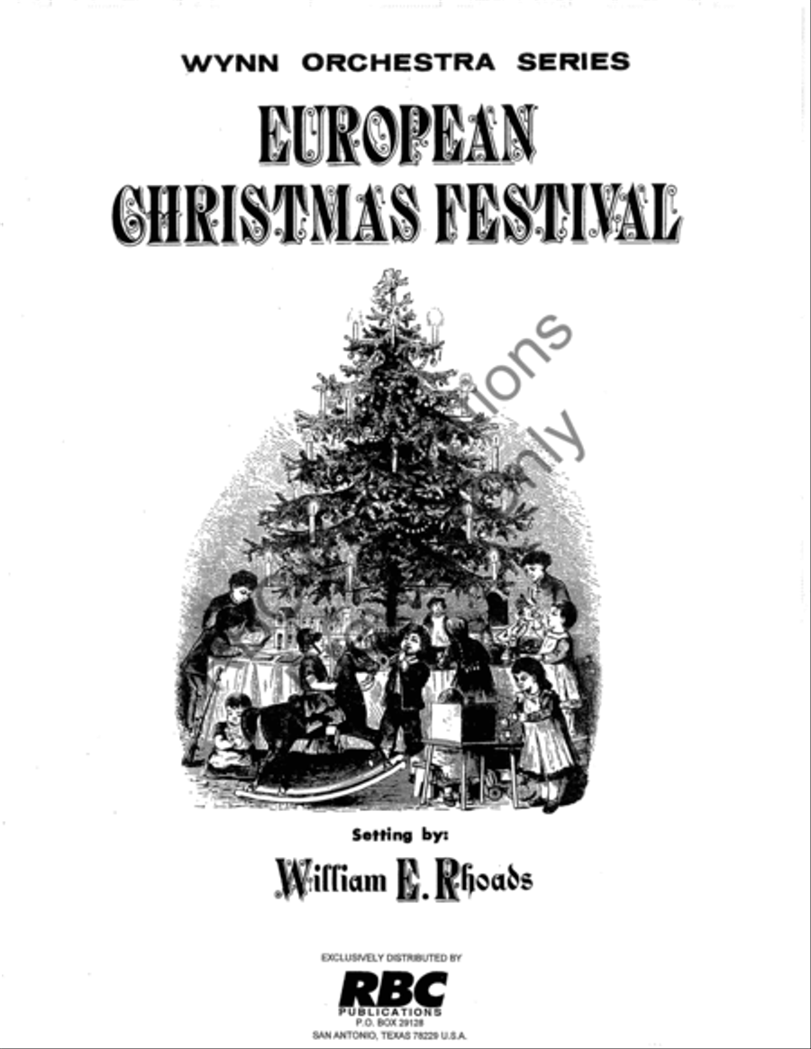 European Christmas Festival (Score) Full Orchestra scores gallery preview page 2