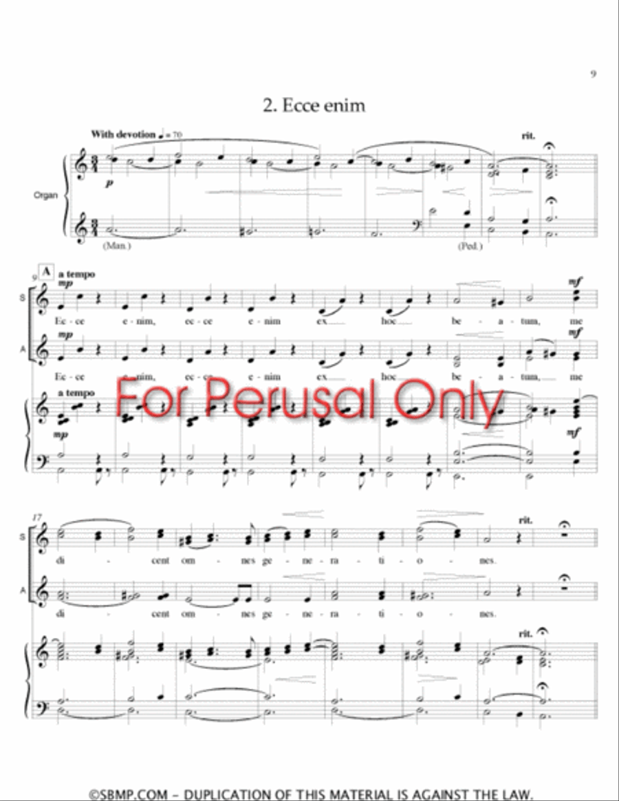 Magnificat 4-Part scores gallery preview page 8