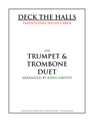 Book cover for Deck The Halls - Trumpet & Trombone Duet