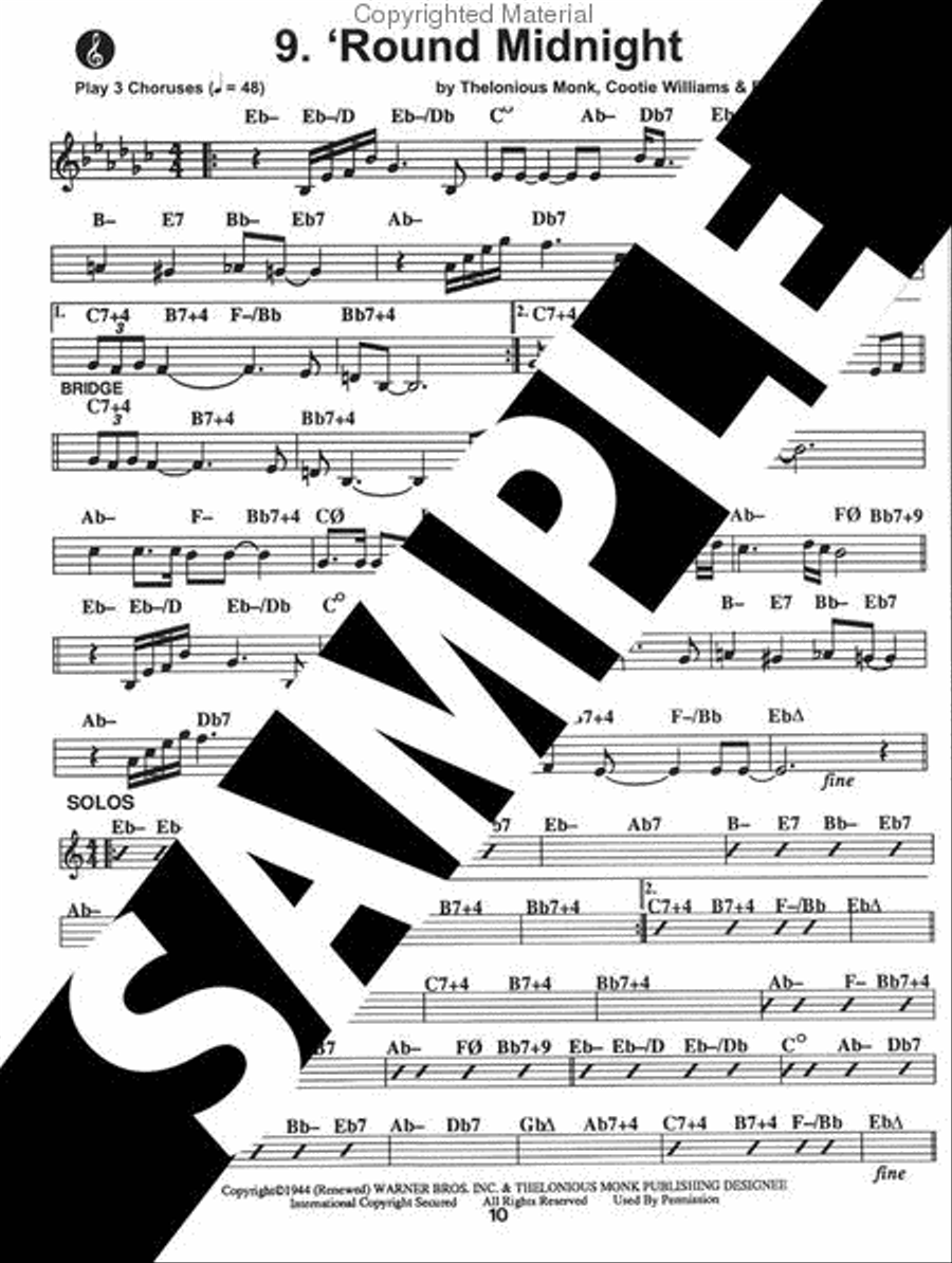Volume 56 - Thelonious Monk Voice scores gallery preview page 5
