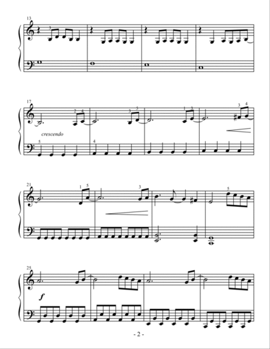 Firework Easy Piano scores gallery preview page 2