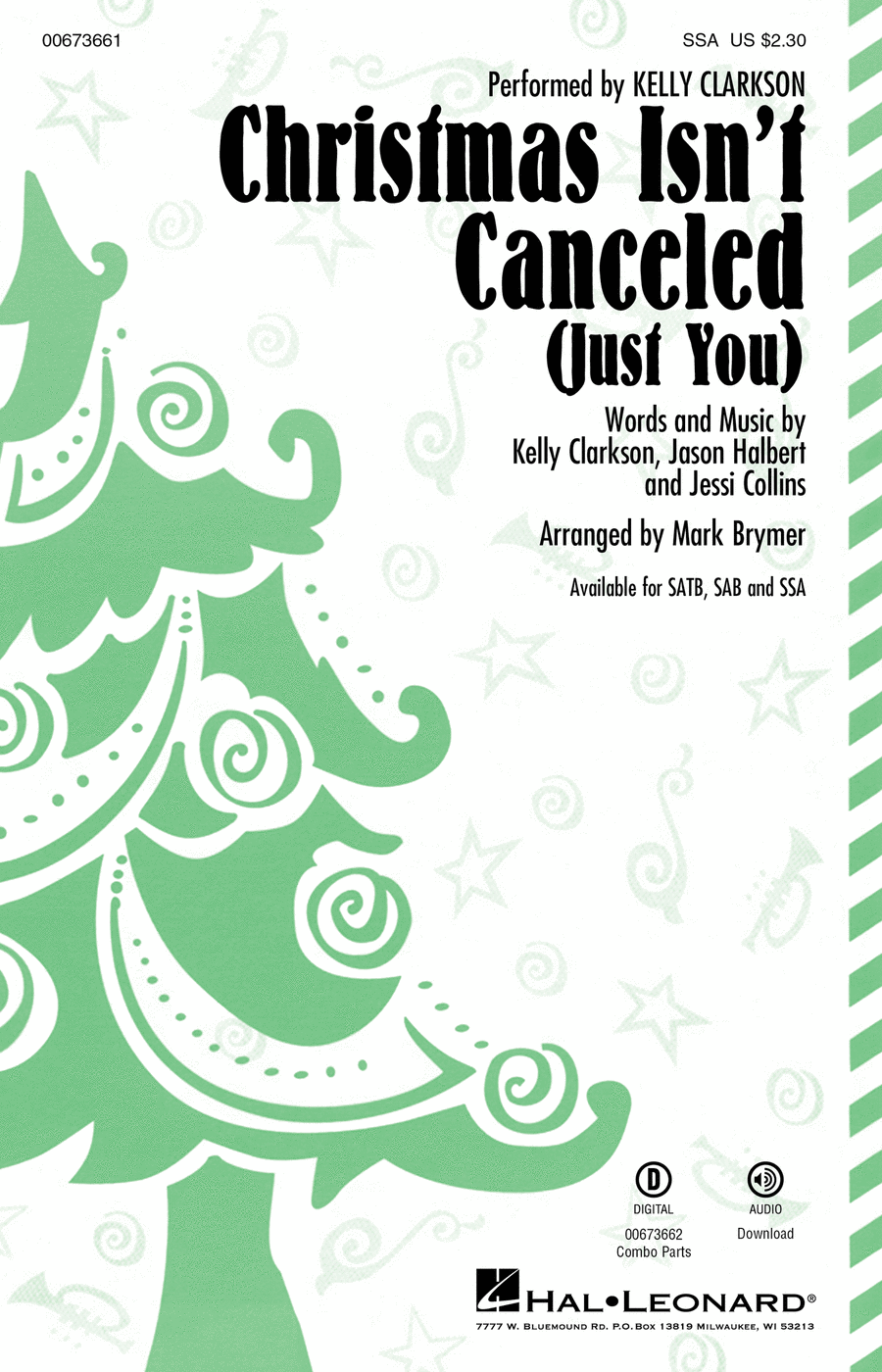 Christmas Isn't Canceled (Just You) SSA scores gallery preview page 1