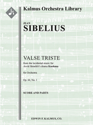 Book cover for Kuolema, Op. 44: No. 1, Valse triste