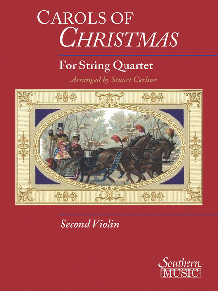 Carols Of Christmas For String Quartet Violin 2 Book