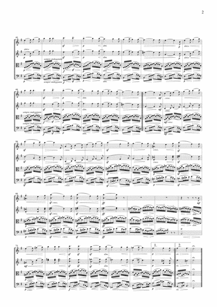 Smetana Die Quelle der Moldau, for string quartet, CS701