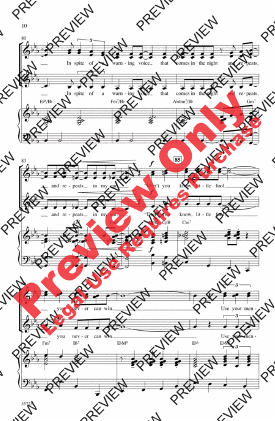 Let's Fall in Love Women's Choir scores gallery preview page 10
