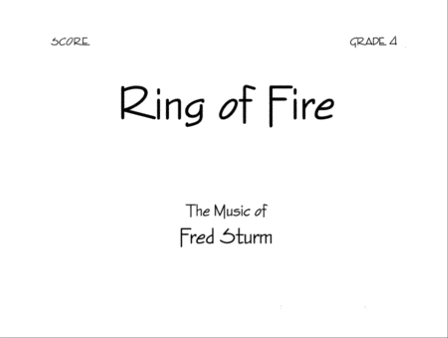 Ring of Fire Ring of Fire Jazz Ensemble scores gallery preview page 1