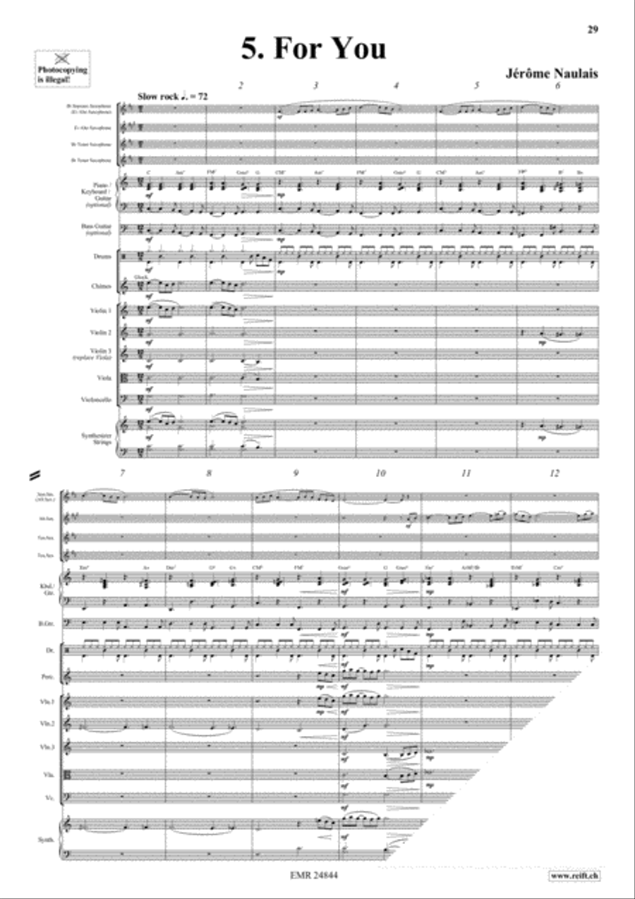 Play With Your Band Volume 2 Saxophone Ensemble scores gallery preview page 8