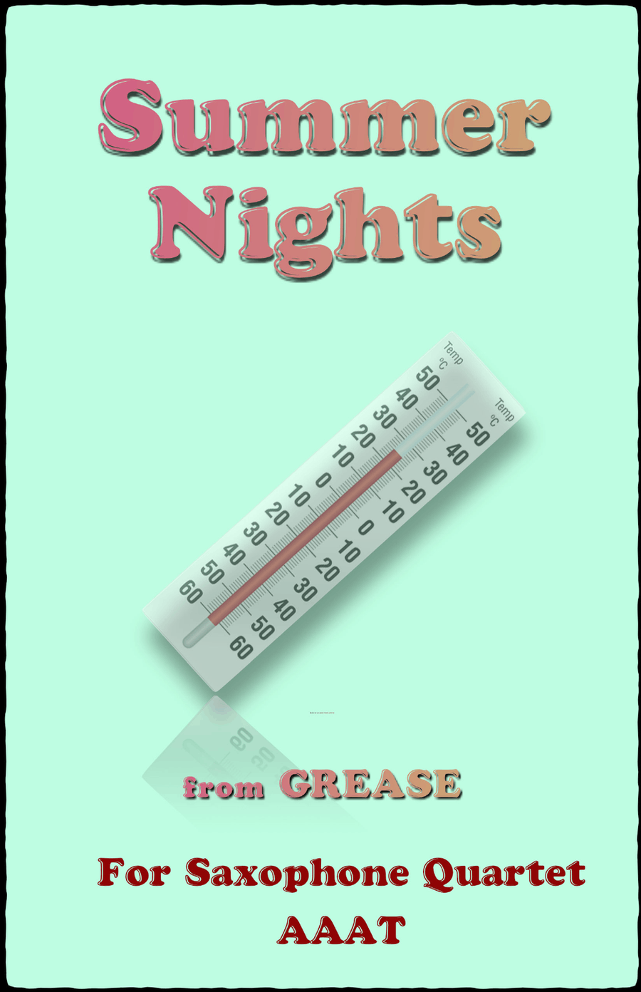 Summer Nights Saxophone Quartet scores gallery preview page 1