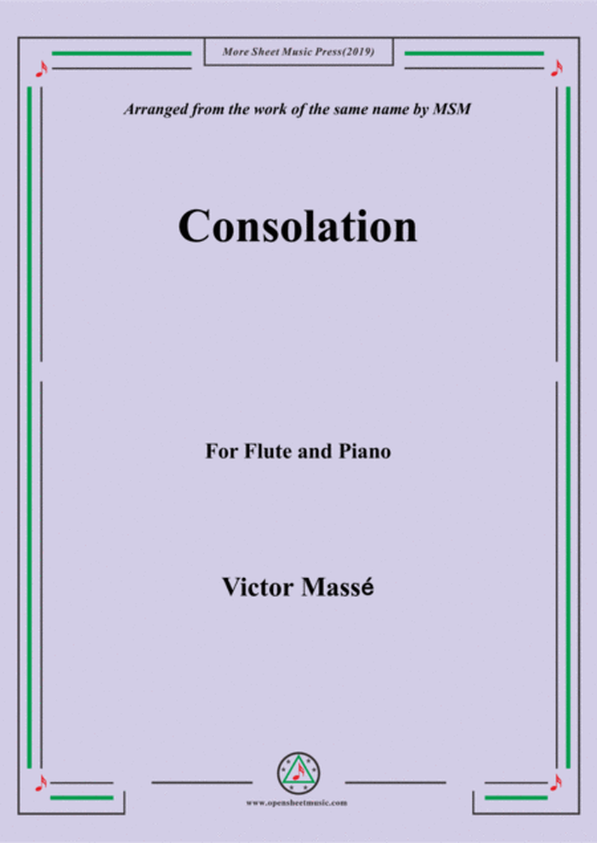 Masse-Consolation, for Flute and Piano image number null