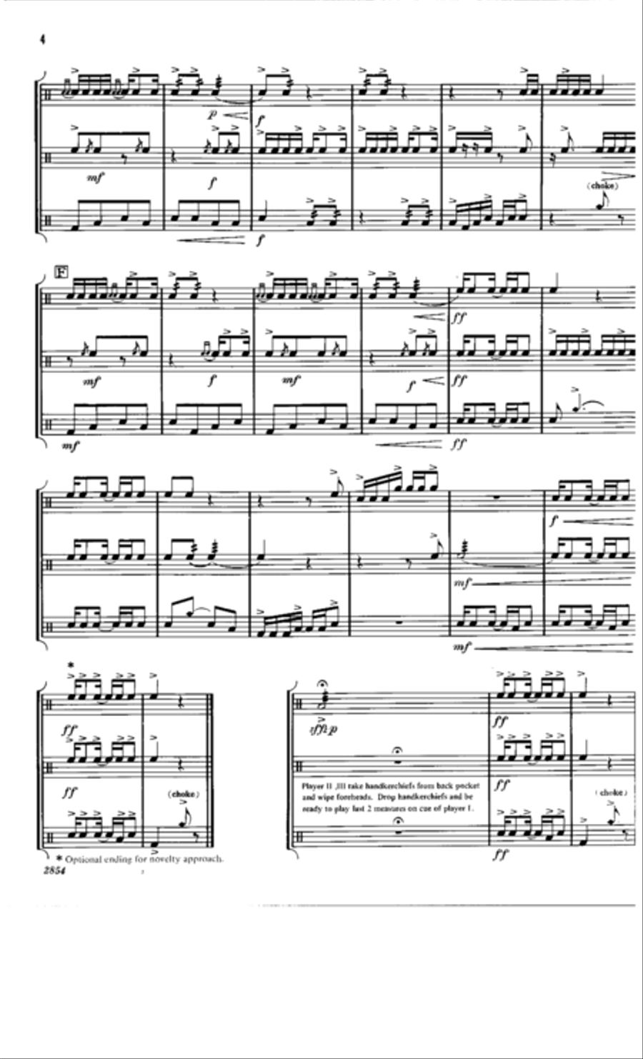 Ragtime Renegades Percussion Ensemble scores gallery preview page 5