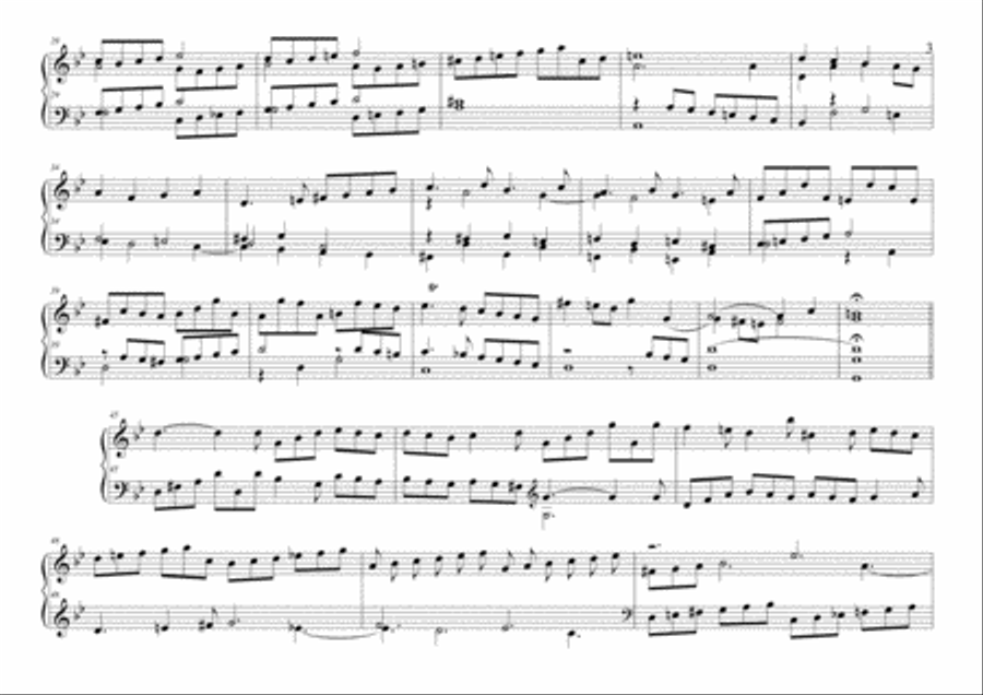 CANZONA IN G MINOR - D. Zipoli - From Sonate d’Intavolatura per Organo e Cimbalo Organ Solo scores gallery preview page 3