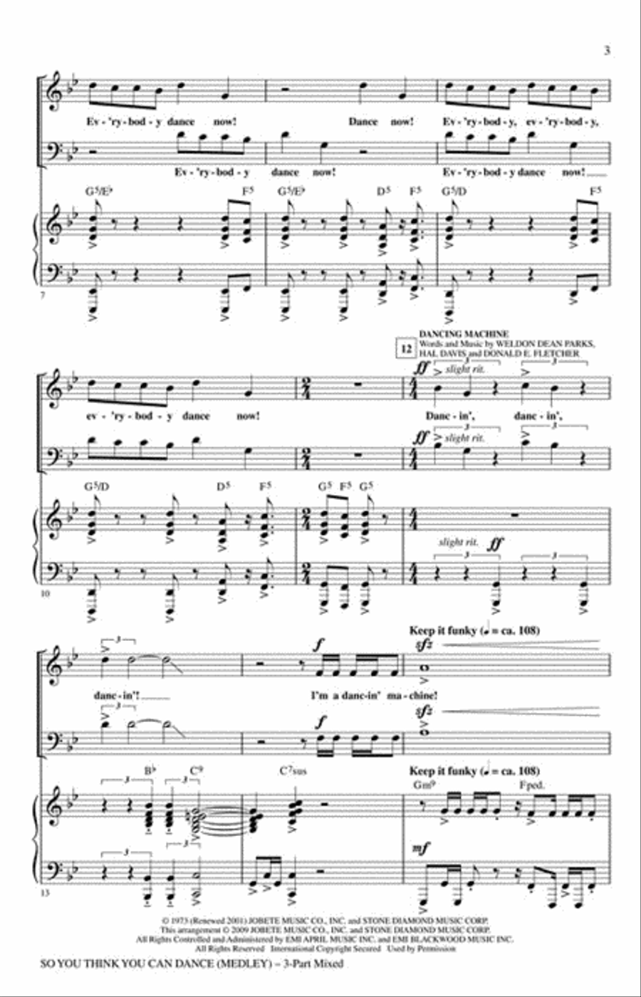 So You Think You Can Dance 3-Part scores gallery preview page 3