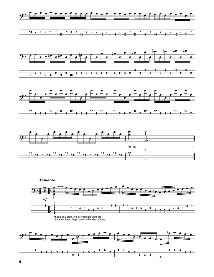 Cello Suite No. 1 In G Major, BWV 1007 Cello scores gallery preview page 4
