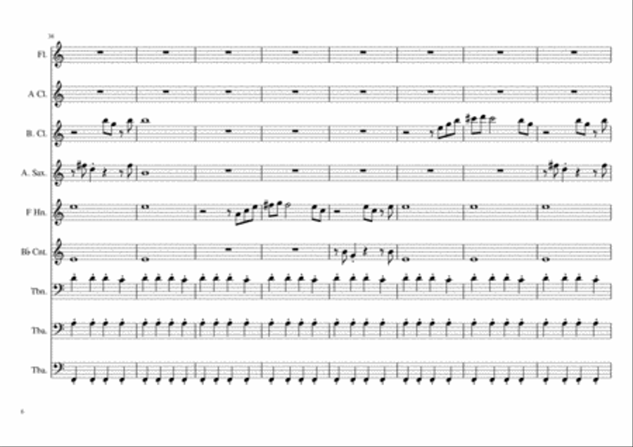 Promenade Promenade Concert Band scores gallery preview page 6
