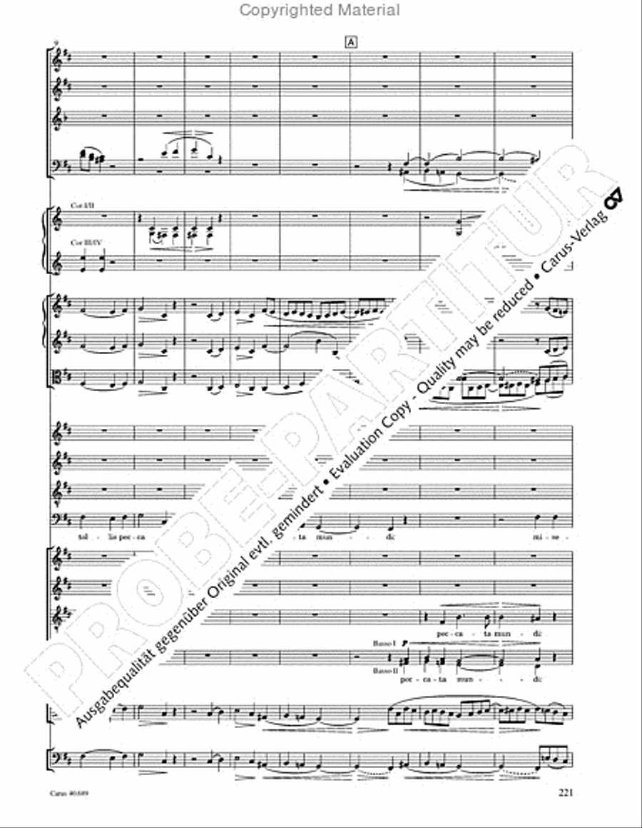 Missa solemnis Missa solemnis 4-Part scores gallery preview page 237