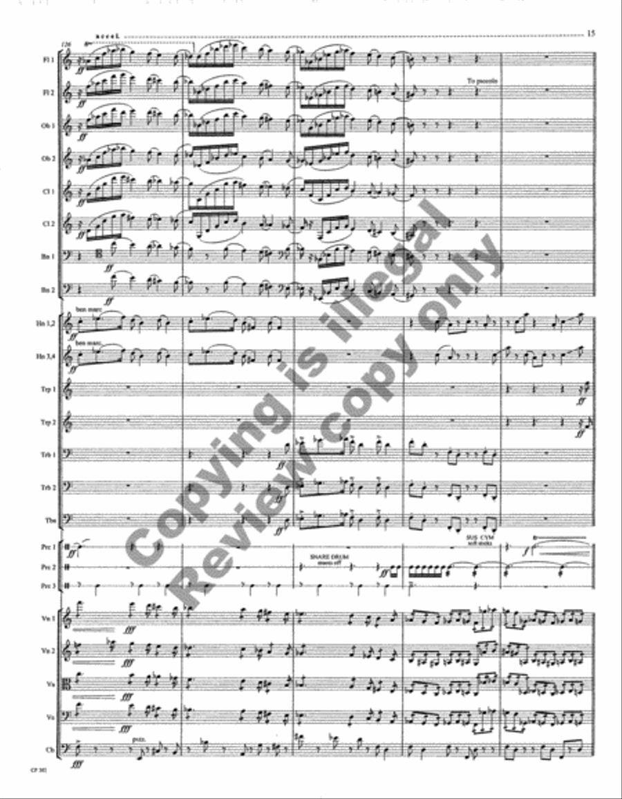Symphony No. 1 Full Orchestra scores gallery preview page 119