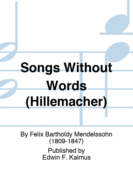 Songs Without Words (Hillemacher)