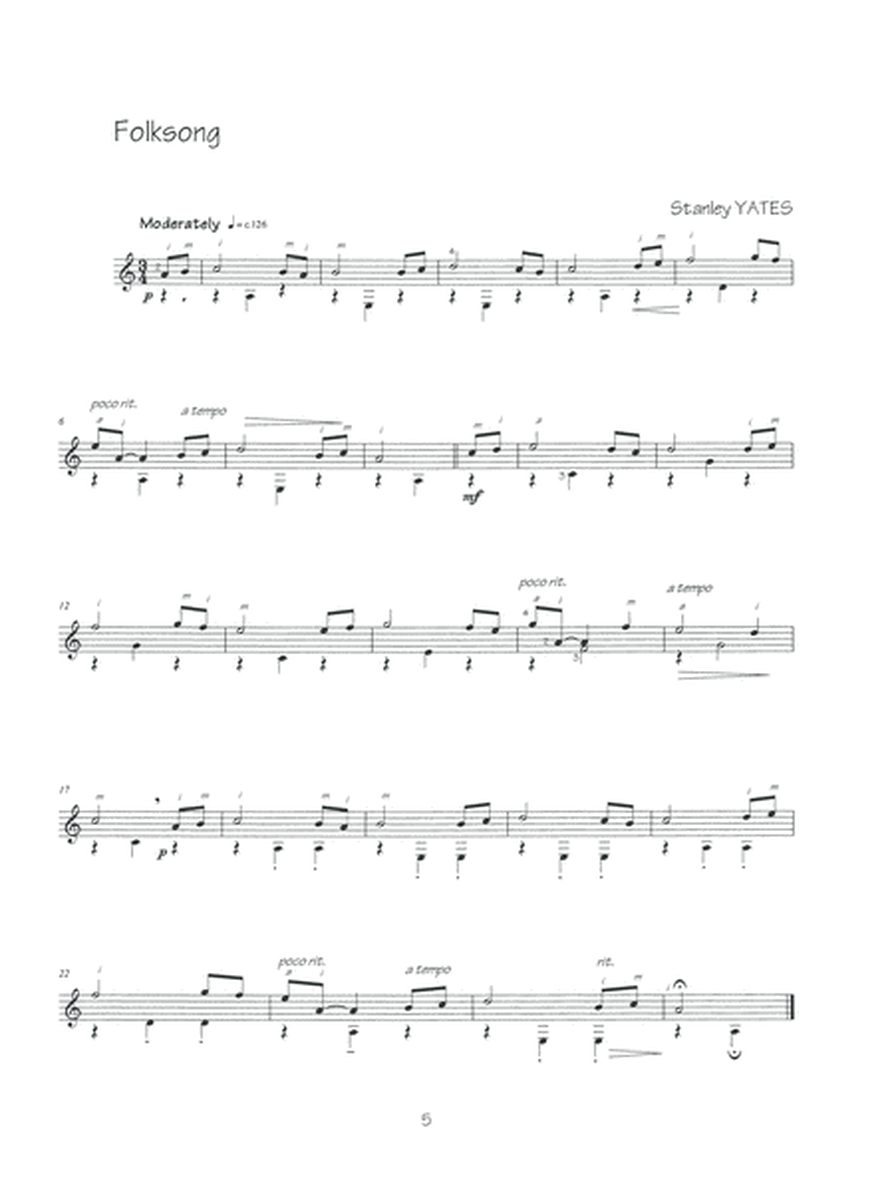 En Mode-22 Easy Character Pieces for Guitar