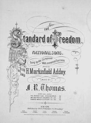 Book cover for The Standard of Freedom. National Song