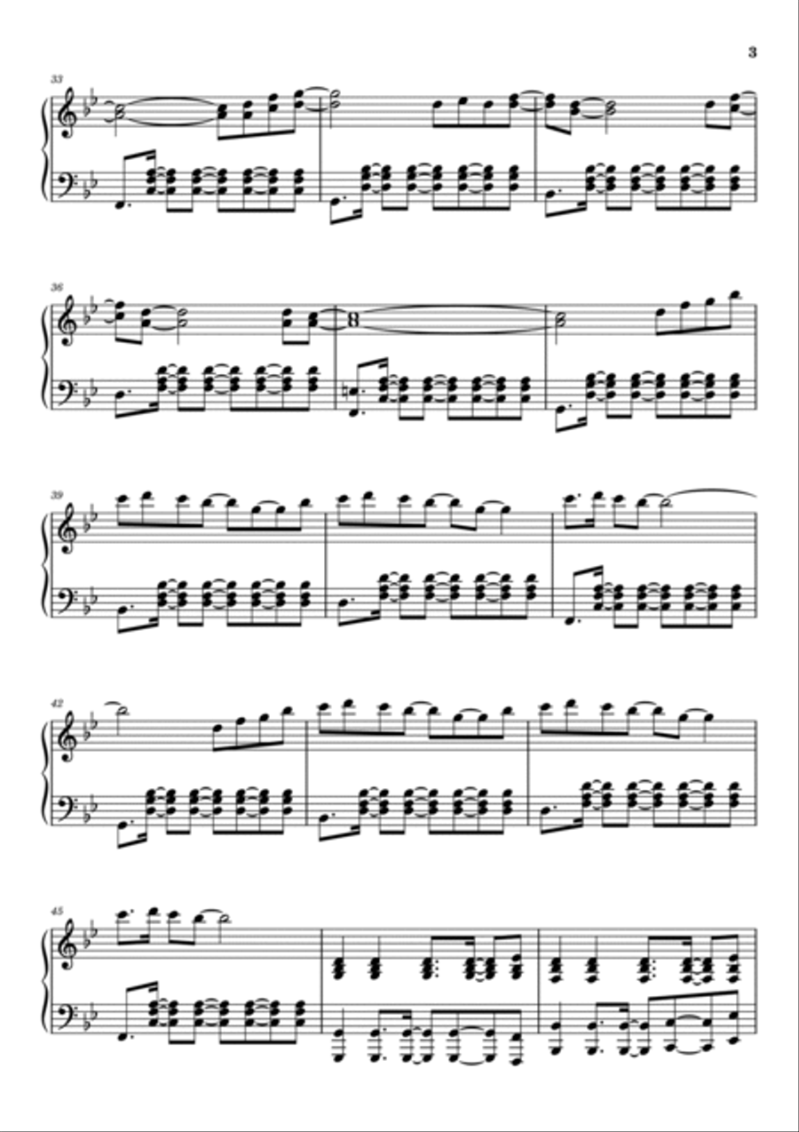 What Is Love What Is Love Piano Solo scores gallery preview page 3