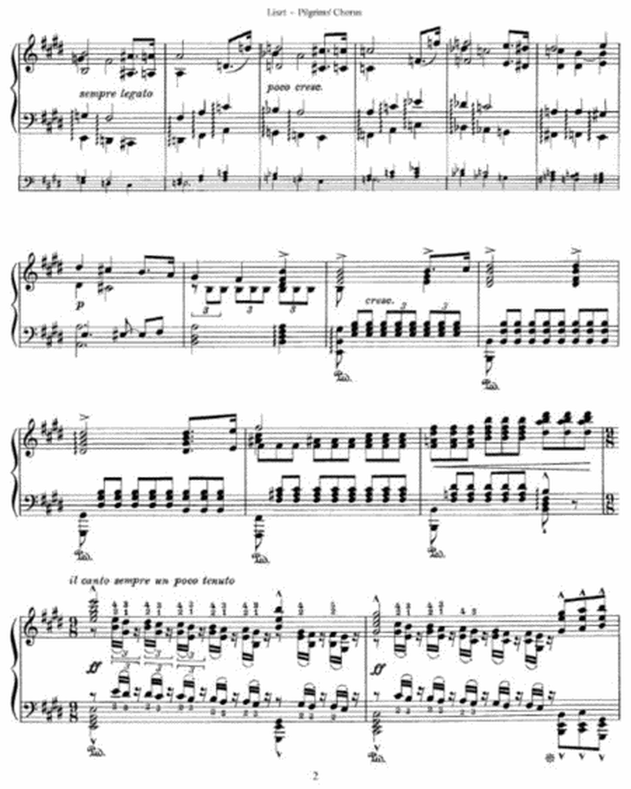 Franz Liszt - Pilgrims' Chorus from Thannhäuser (by Wagner)