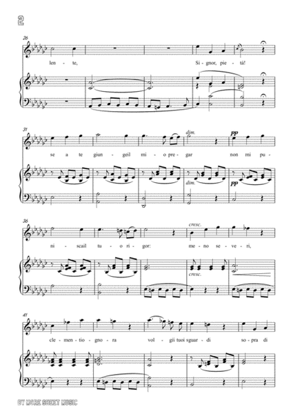 Stradella-Preghiera; Pietà,signore in e flat minor,for Voice and Piano image number null
