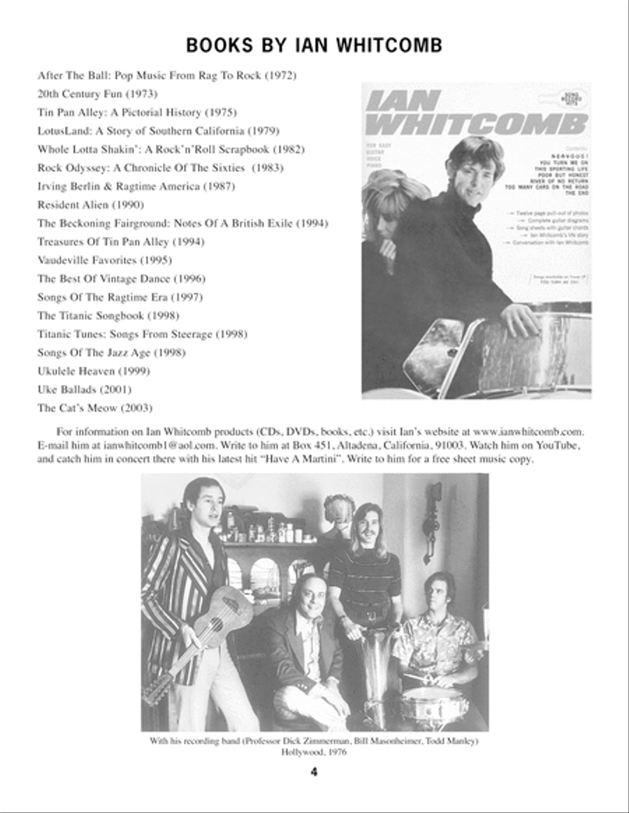 Ian Whitcomb Songbook Voice scores gallery preview page 5