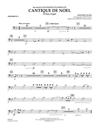 Cantique de Noel (O Holy Night) - Trombone 1