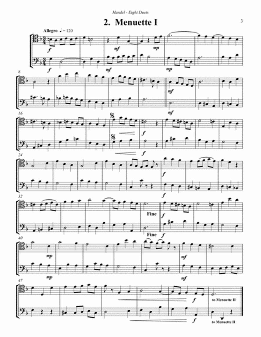 Eight Duets for Trombones