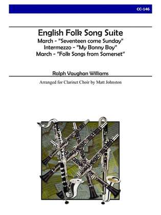 Book cover for English Folk Song Suite for Clarinet Choir