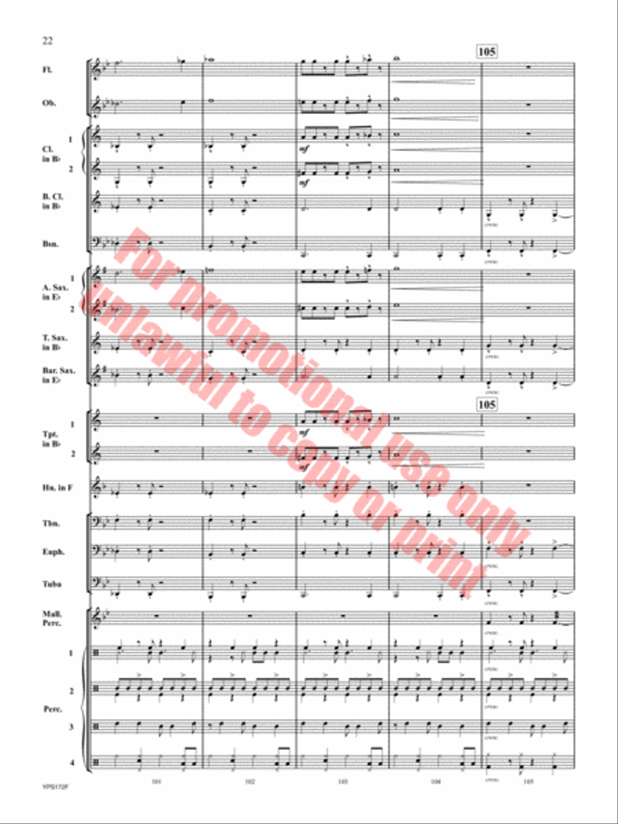 Chips and Salsa Concert Band scores gallery preview page 23