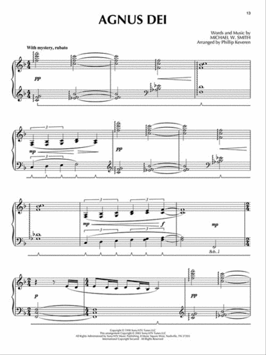 Above All Piano Solo scores gallery preview page 2