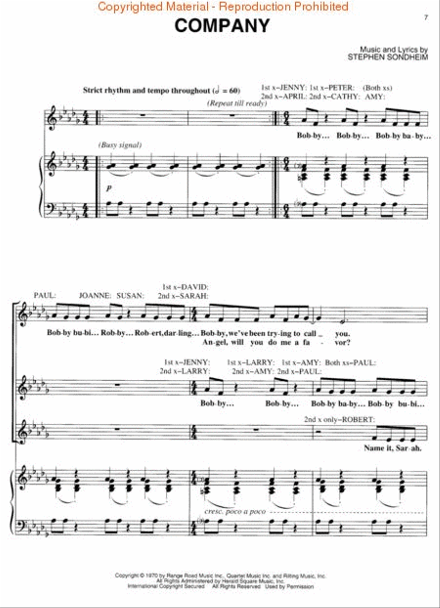 <br>Sheet music extract