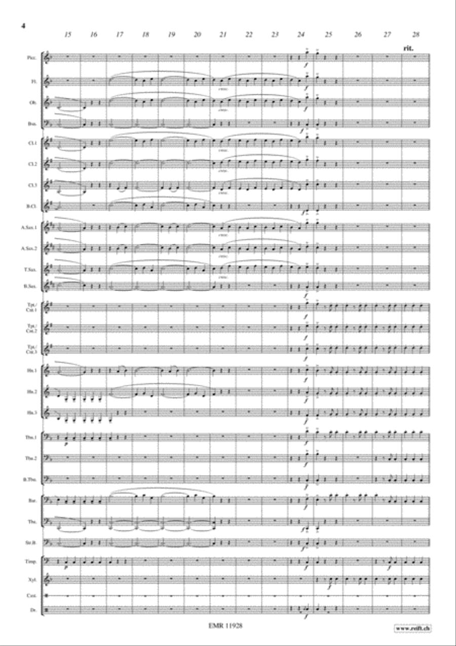 Espana Concert Band scores gallery preview page 5