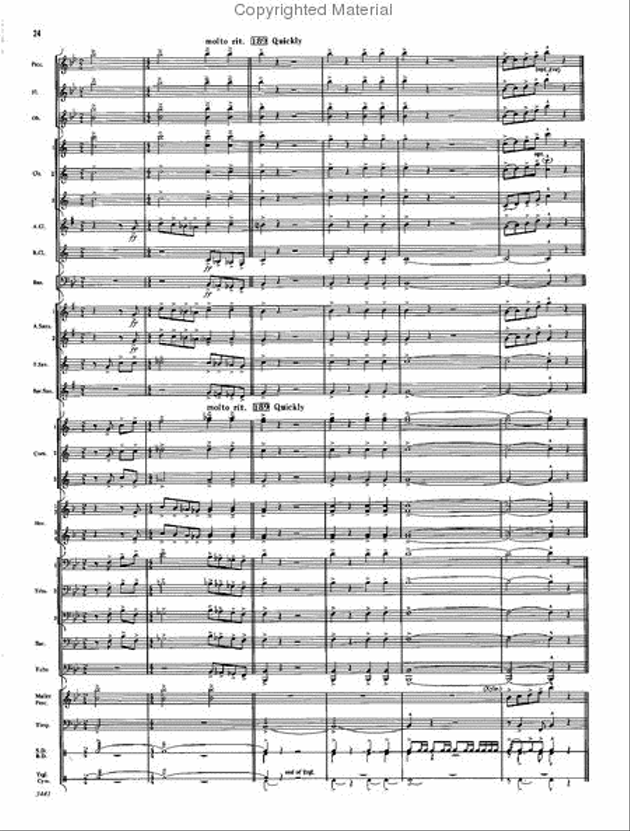 Centuria Concert Band scores gallery preview page 23