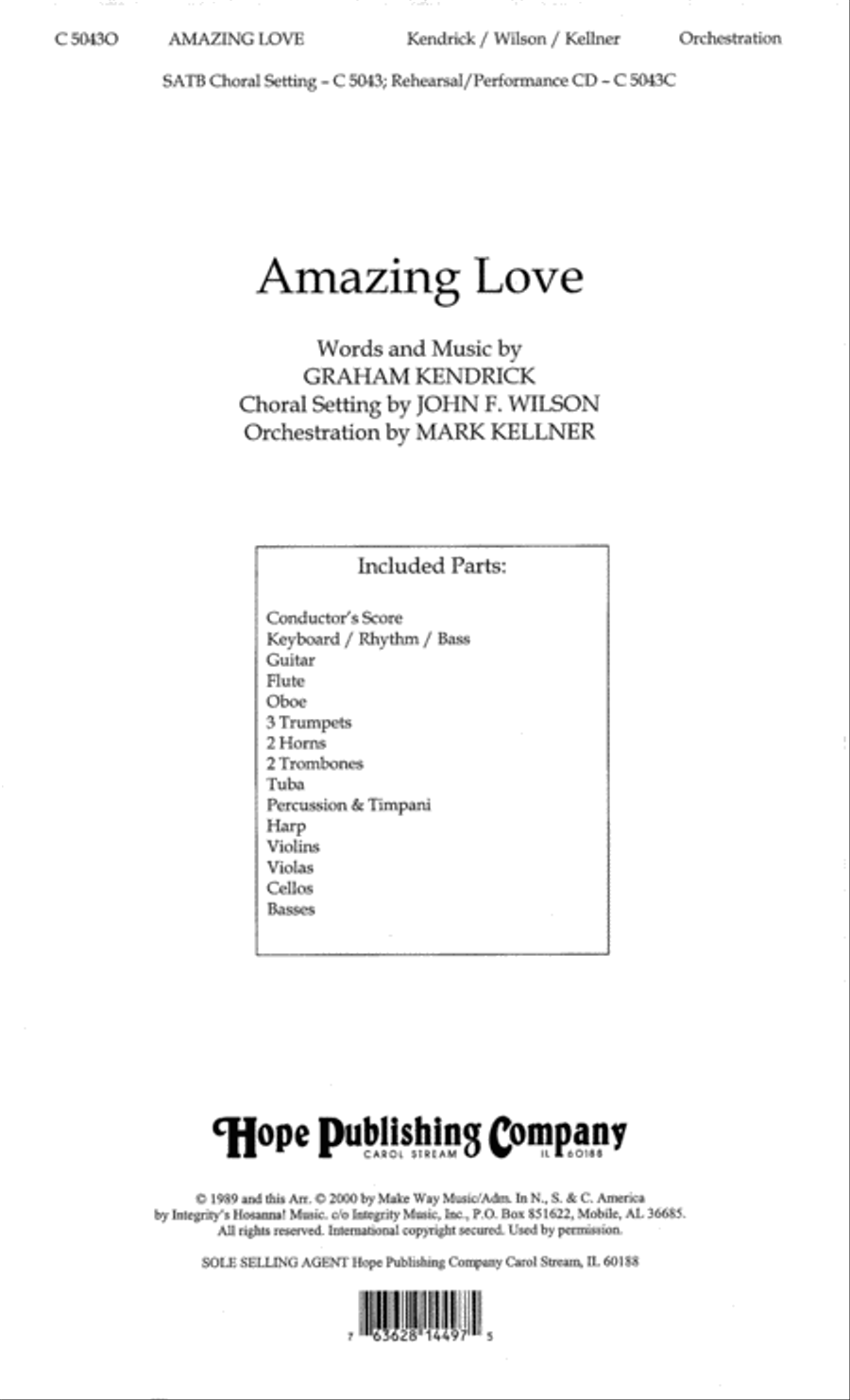 Amazing Love Choir scores gallery preview page 1