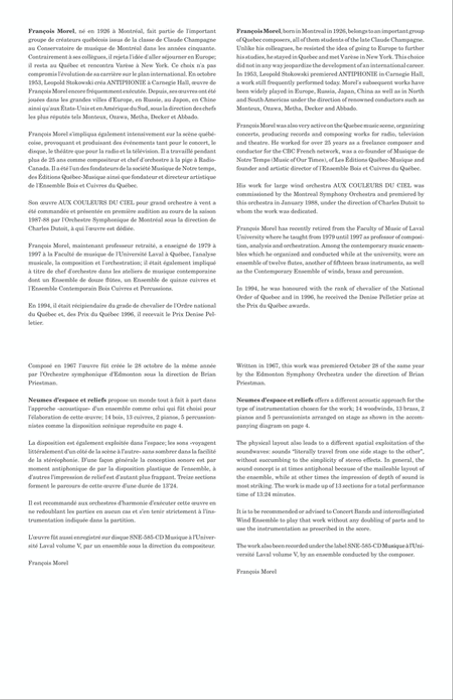 Neumes d'espace et reliefs Orchestra scores gallery preview page 2