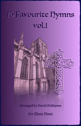 Book cover for 16 Favourite Hymns Vol.1 for Flute Duet