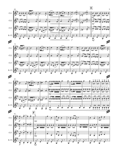 March - El Capitan (for Clarinet Quartet) image number null