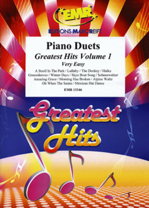 Book cover for Piano Duets Greatest Hits Volume 1 - Very Easy