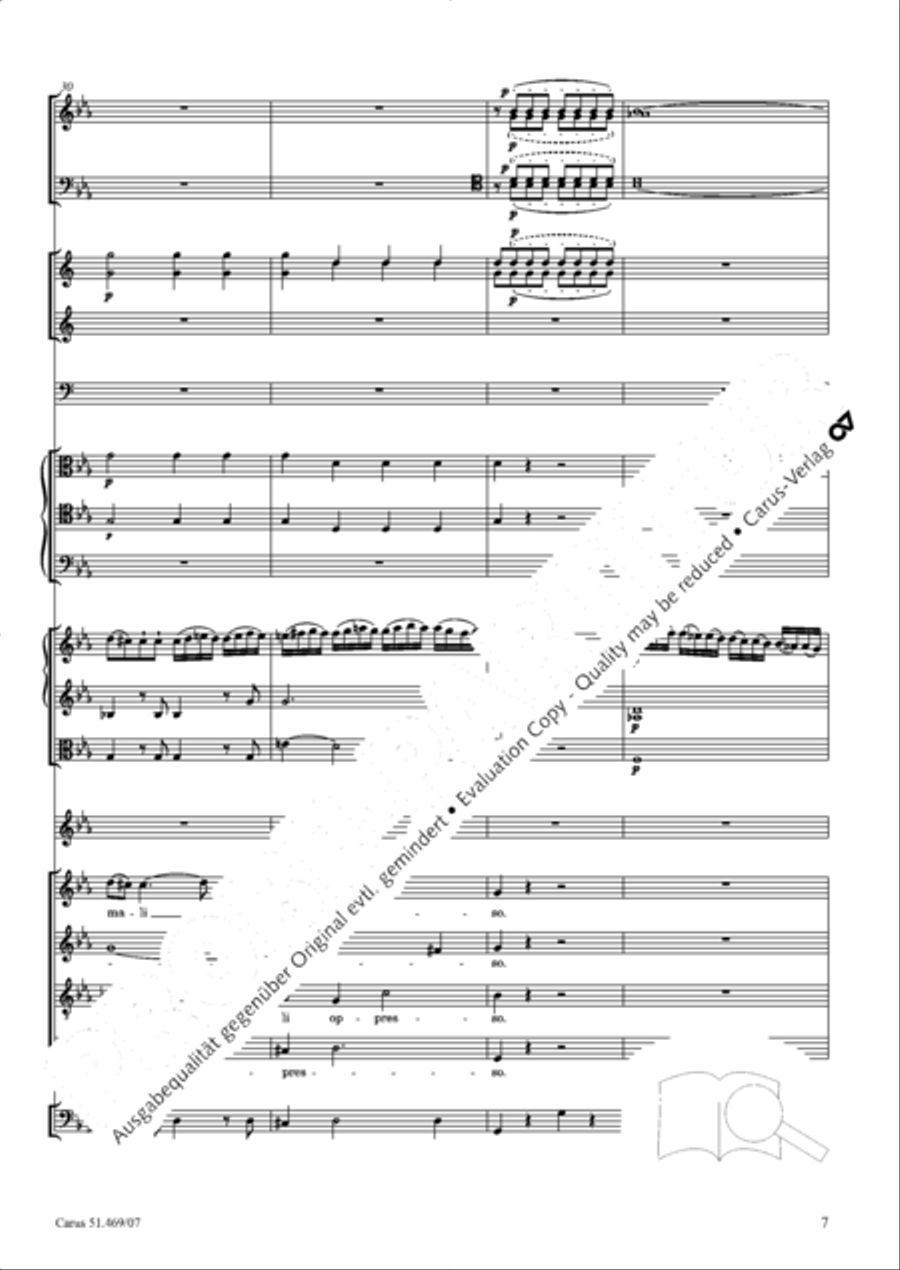 Davide penitente 4-Part scores gallery preview page 20
