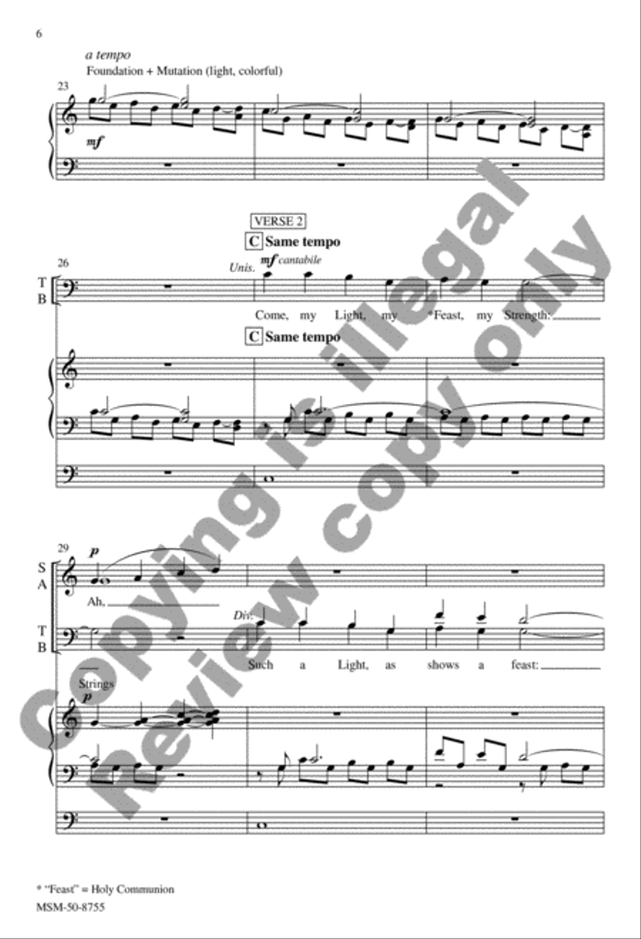 My Faith, My Hope 4-Part scores gallery preview page 17
