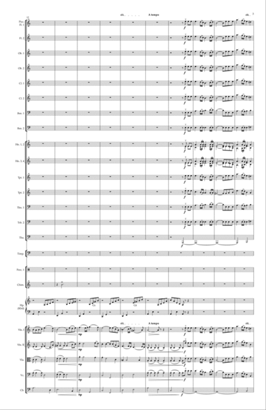 The Immigrant Full Orchestra scores gallery preview page 3