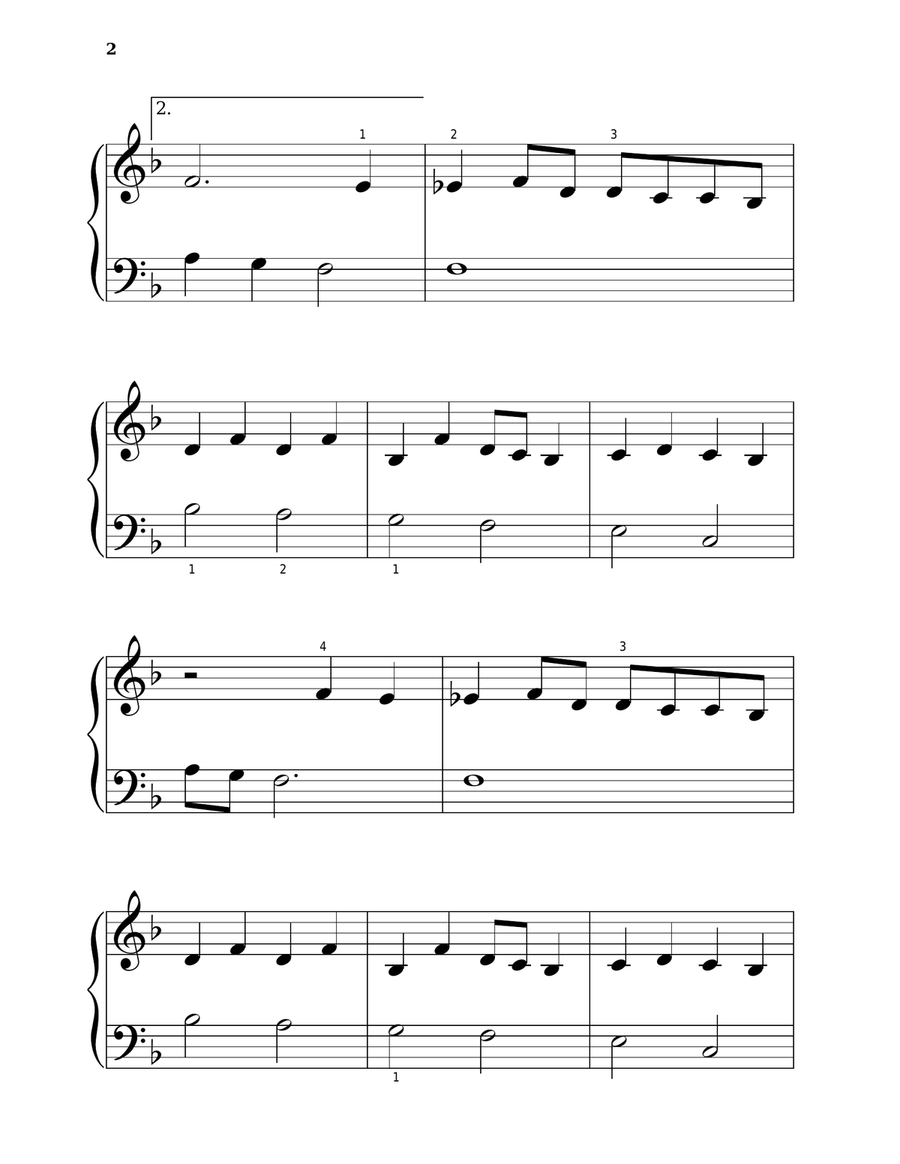Hey Jude Hey Jude Easy Piano scores gallery preview page 2