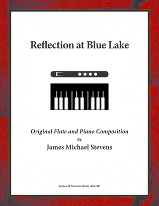 Book cover for Reflection at Blue Lake - Flute & Piano