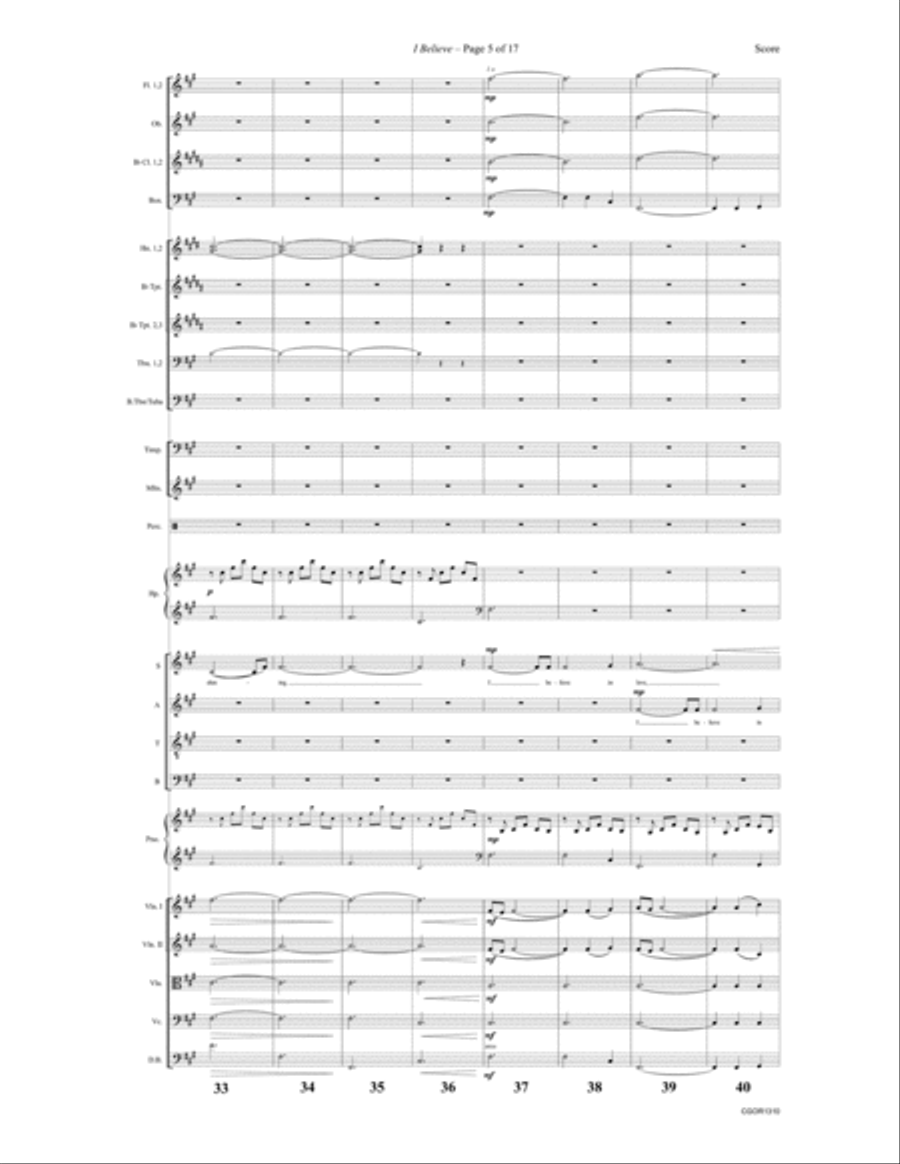 I Believe Set of Parts scores gallery preview page 6