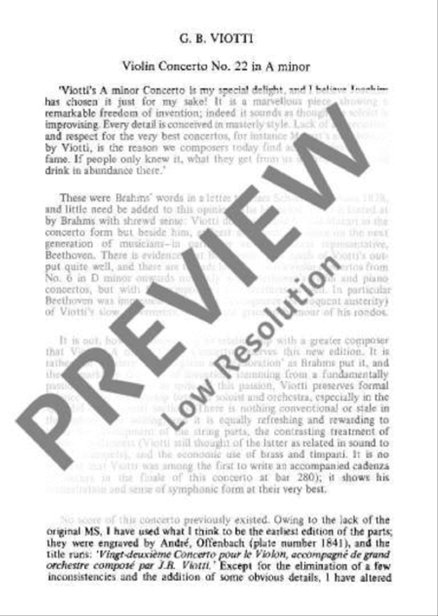 Concerto No. 22 A minor Orchestra scores gallery preview page 4