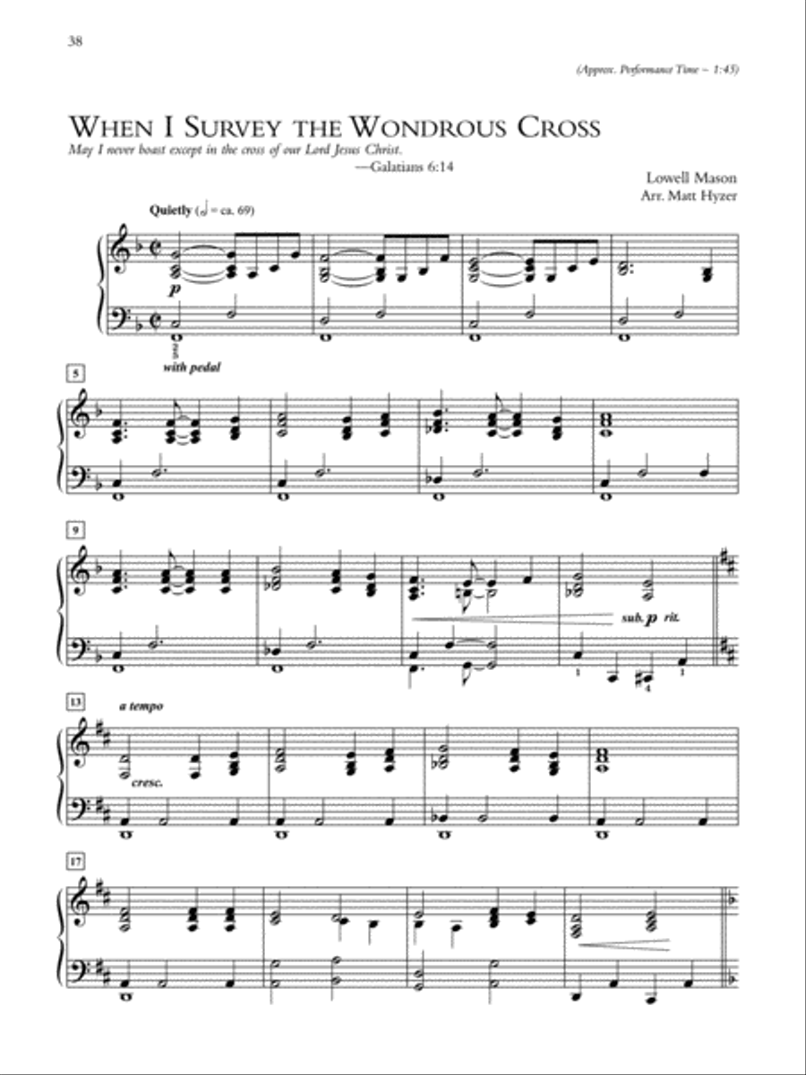 Hymns for the Spirit Piano Solo scores gallery preview page 5