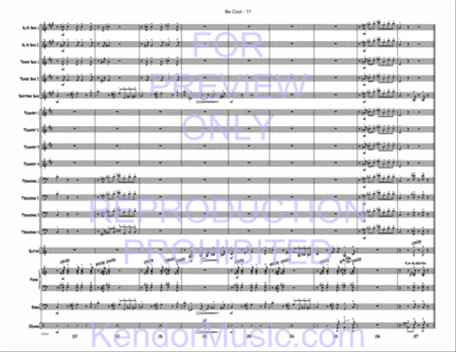 Be Cool Jazz Ensemble scores gallery preview page 19